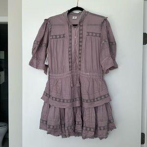 BNWT Aritzia Sunday Best Peace Lilac Mini Dress L